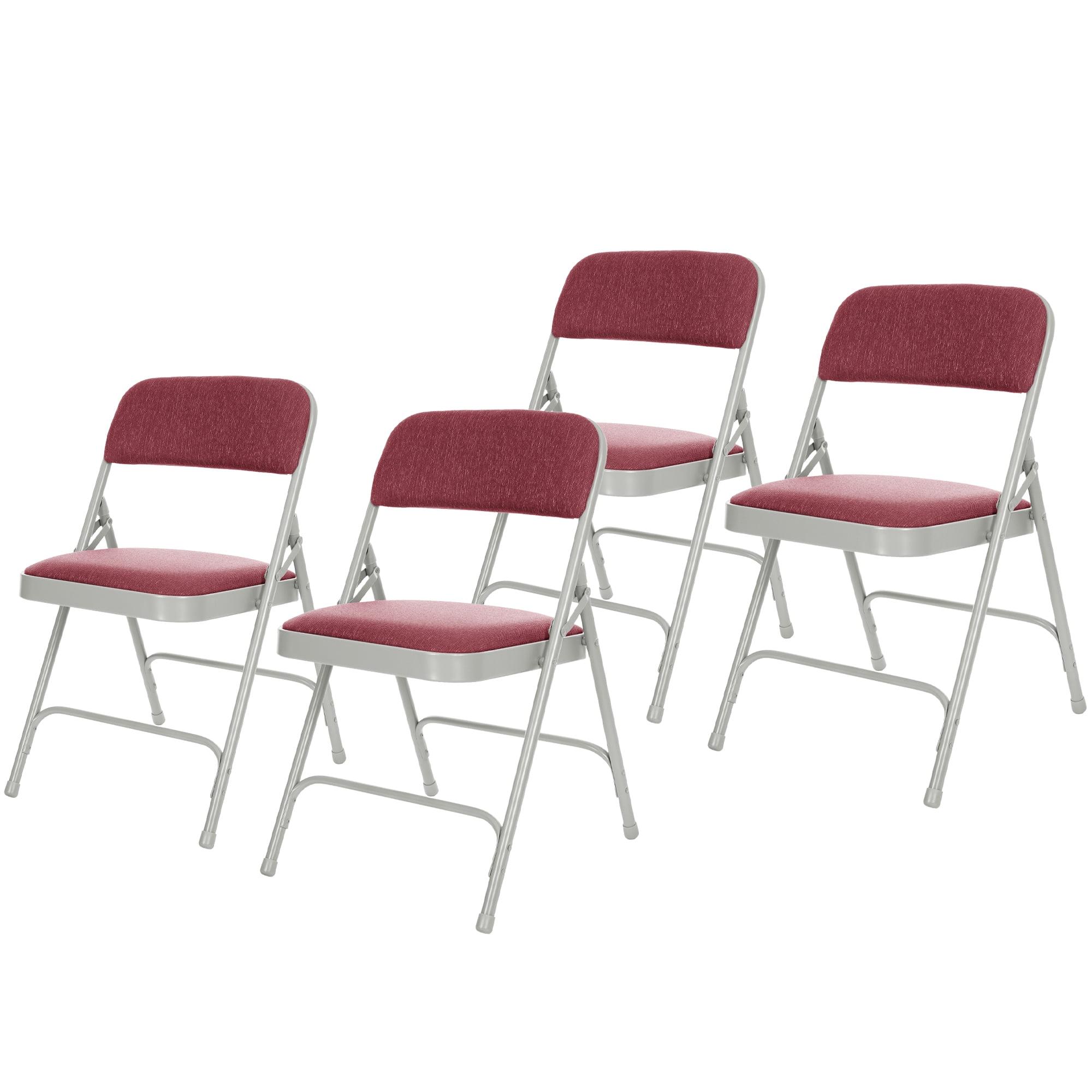 Bernadine Fabric Padded Folding Chair (Set of 4)