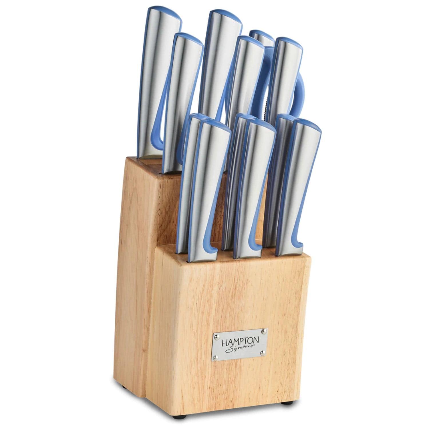 Hampton Signature Orion Blue 14 Piece Cutlery Block Set