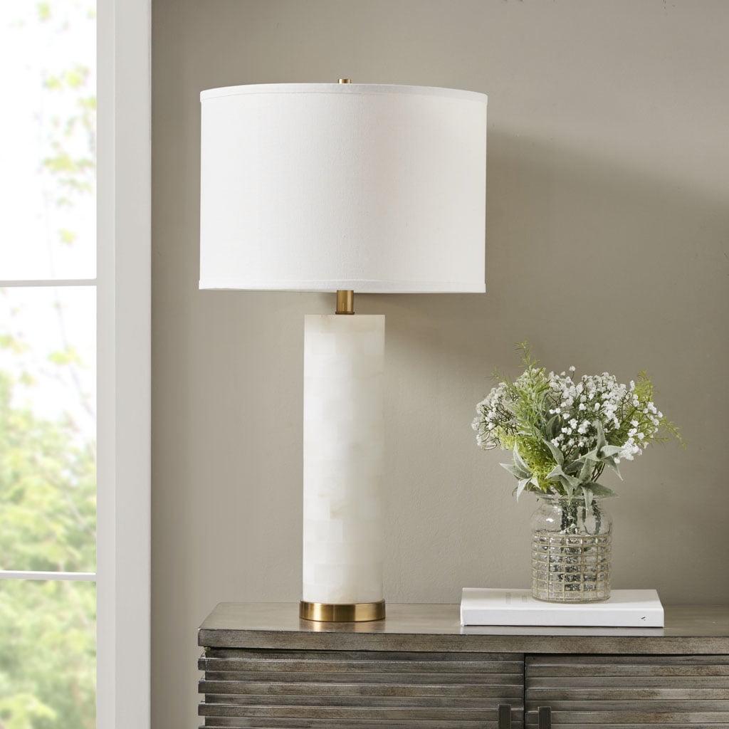 Everly Quinn Alabaster Table Lamp