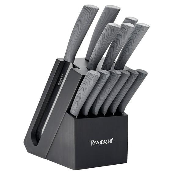 Tomodachi Raintree Ash 13 Piece Cutlery Knife Block Set