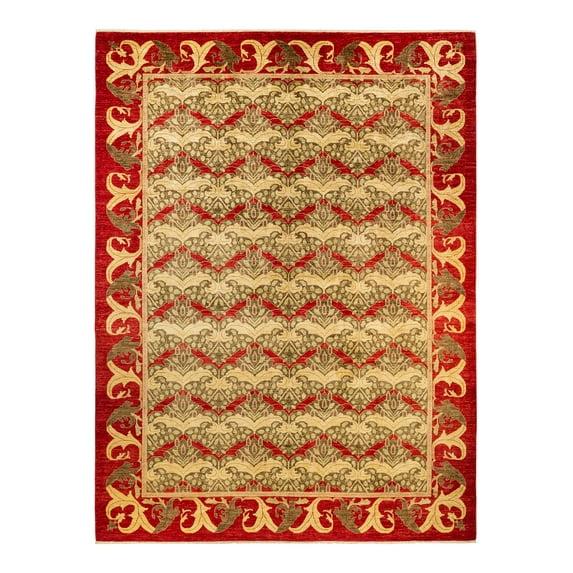 Isabelline Verlynn One-of-a-Kind 10' 2" X 13' 9" 2010s Wool Area Rug in Red