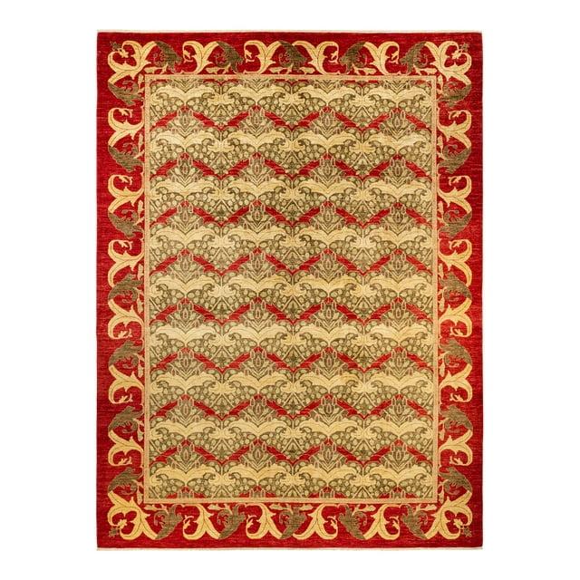 Isabelline Verlynn One-of-a-Kind 10' 2" X 13' 9" 2010s Wool Area Rug in Red