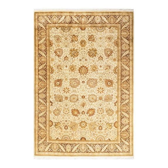 Solo Rugs One-of-a-Kind 6' 2" X 9' 2" 2000s Wool Area Rug Ivory
