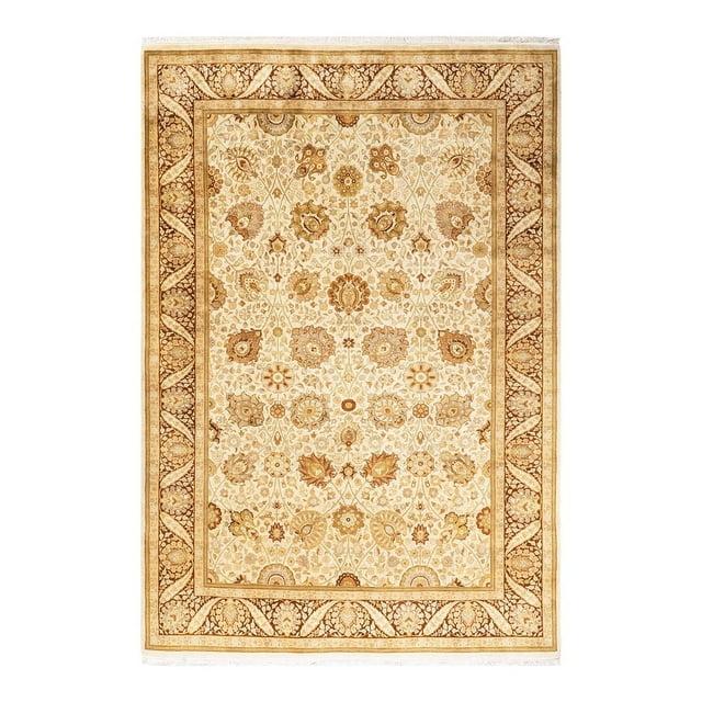 Solo Rugs One-of-a-Kind 6' 2" X 9' 2" 2000s Wool Area Rug Ivory