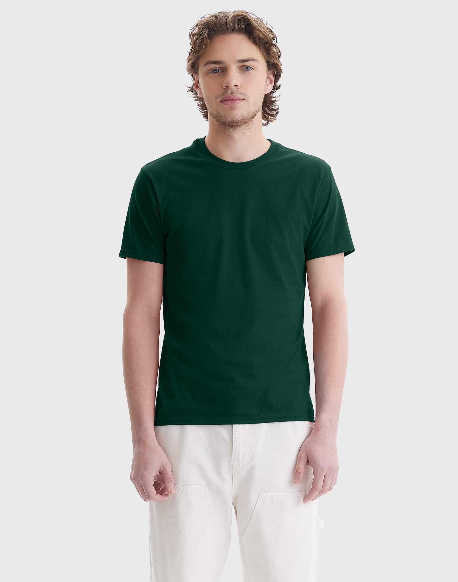 Hanes Short Sleeve T-Shirt 2-Pack Mens Perfect-T Tee Lightweight Cotton sz S-3XL