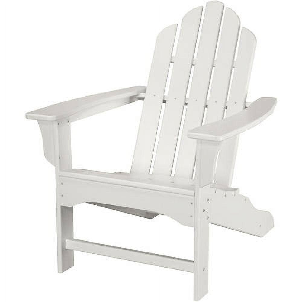Hanover Outdoor Furniture All-Weather Contoured Adirondack Chair, White