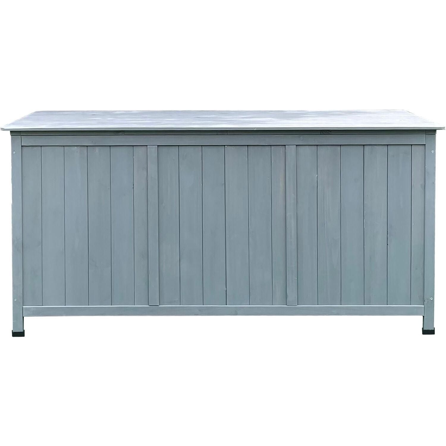 Hanover Hanover 50'' W 60 Gallons Water Resistant Solid + Manufactured Wood Fir Deck Box in Gray
