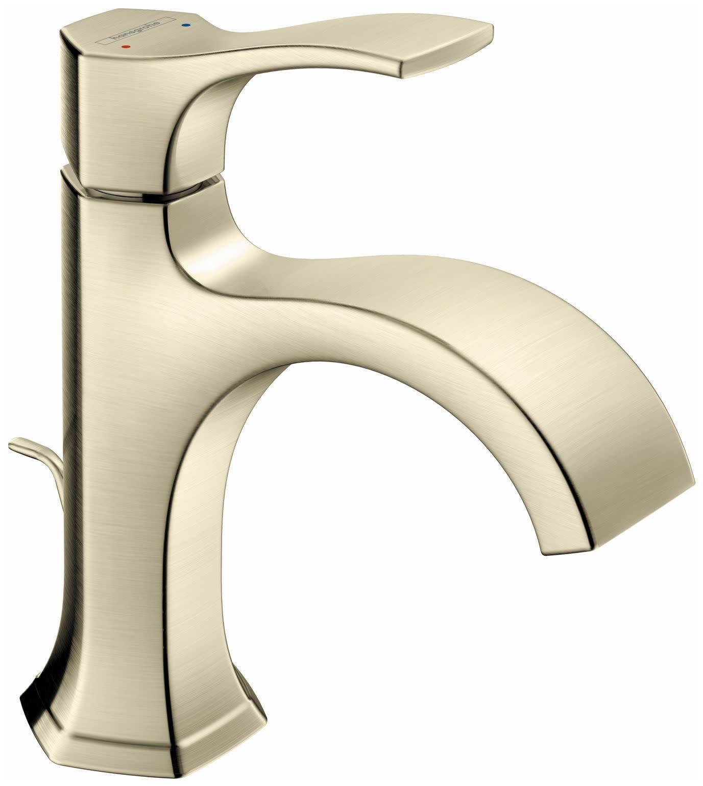 Locarno Brushed Nickel High Arc Single Hole Bathroom Faucet