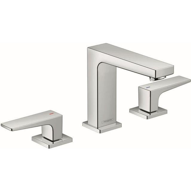 Hansgrohe Metropol Widespread Faucet 110 with Lever Handles and Drain Assembly, 1.2 GPM