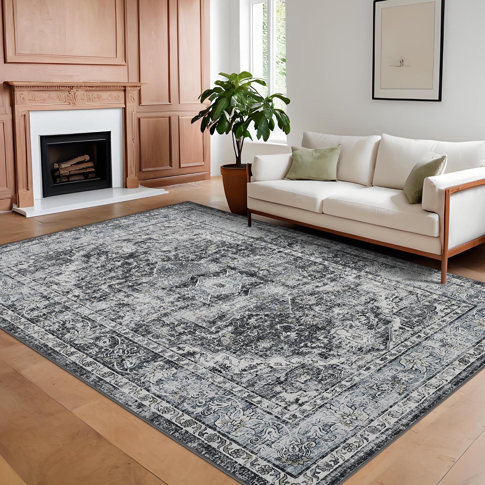 Nuloom Doris Geometric 9x12 Indoor Area Rug for Living Room Bedroom Dining Room Kitchen, Grey/Ivory