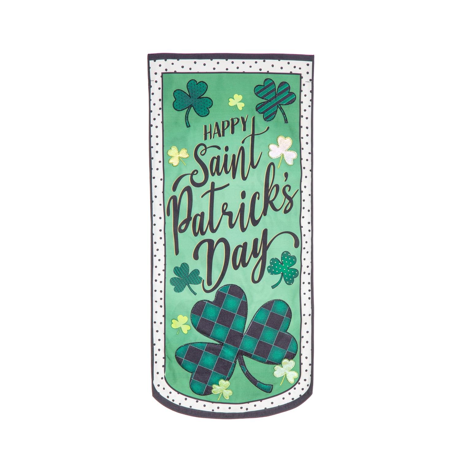 Happy St. Patrick's Day Everlasting Impressions Textile Décor