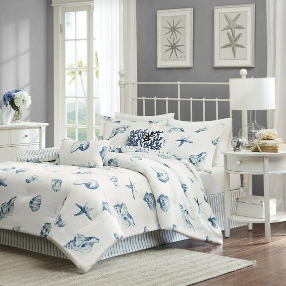 Beach House Coastal Cotton Reversible Duvet Cover Set