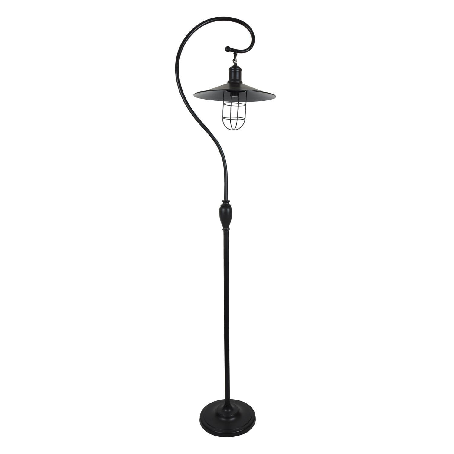 Arcadian 74'' Bronze Metal Cage Floor Lamp