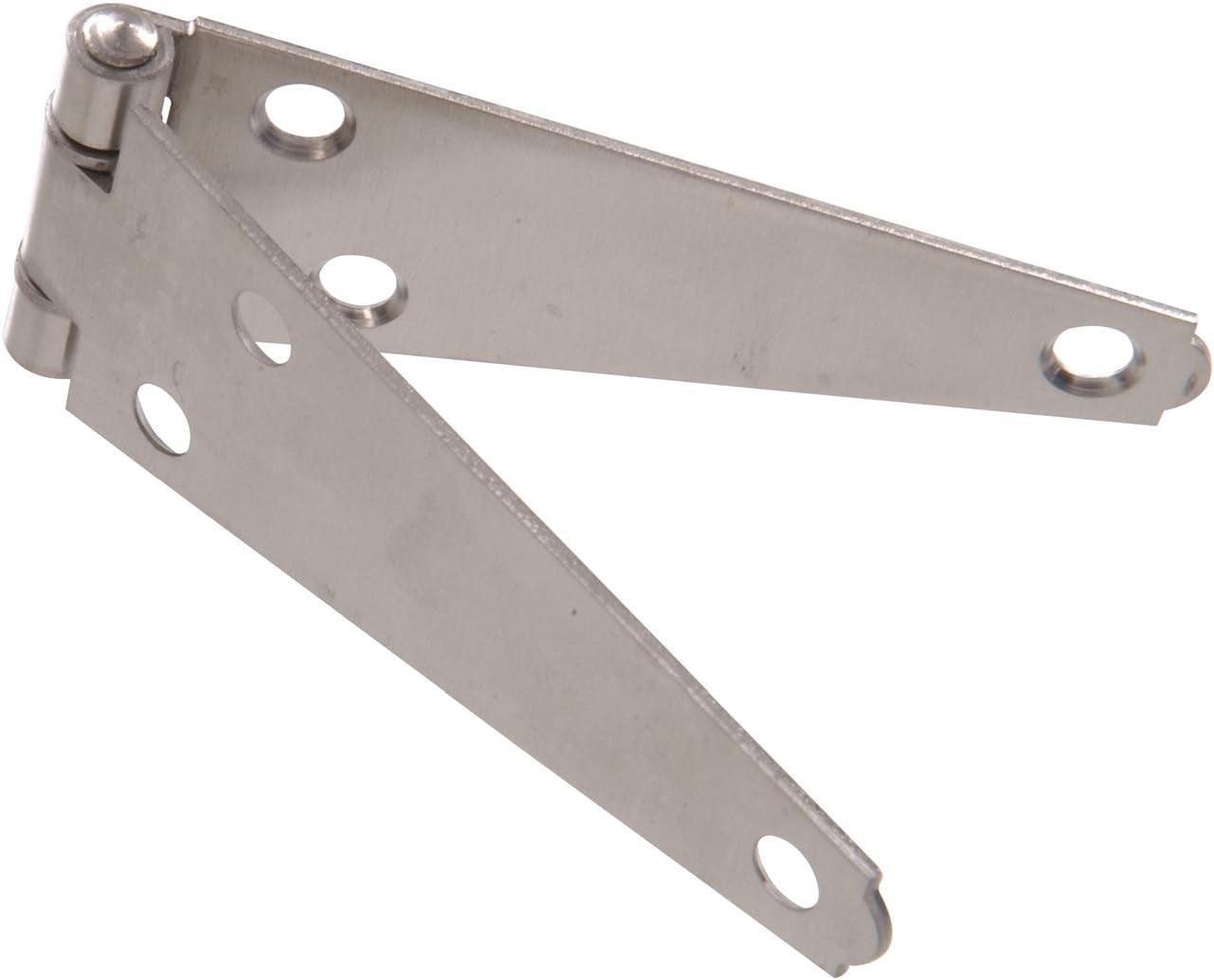 Hardware Essentials 851825 Heavy Duty Strap Hinges Stainless Steel 4" C56