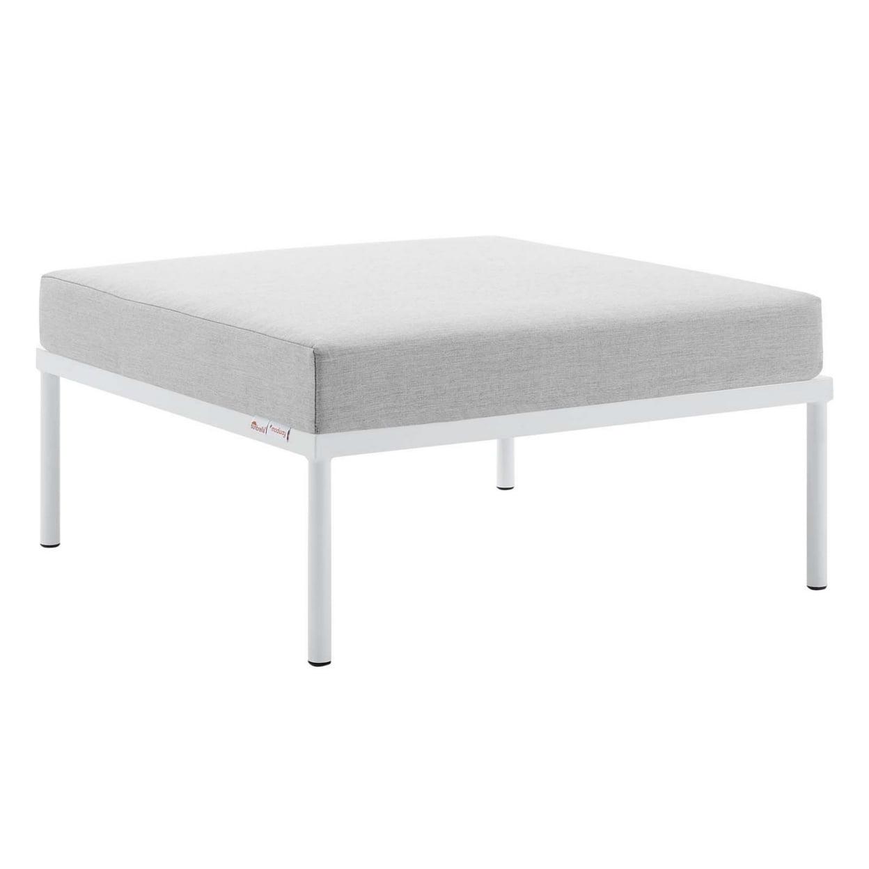 Harmony Sunbrella Outdoor Patio Aluminum Ottoman by Modway