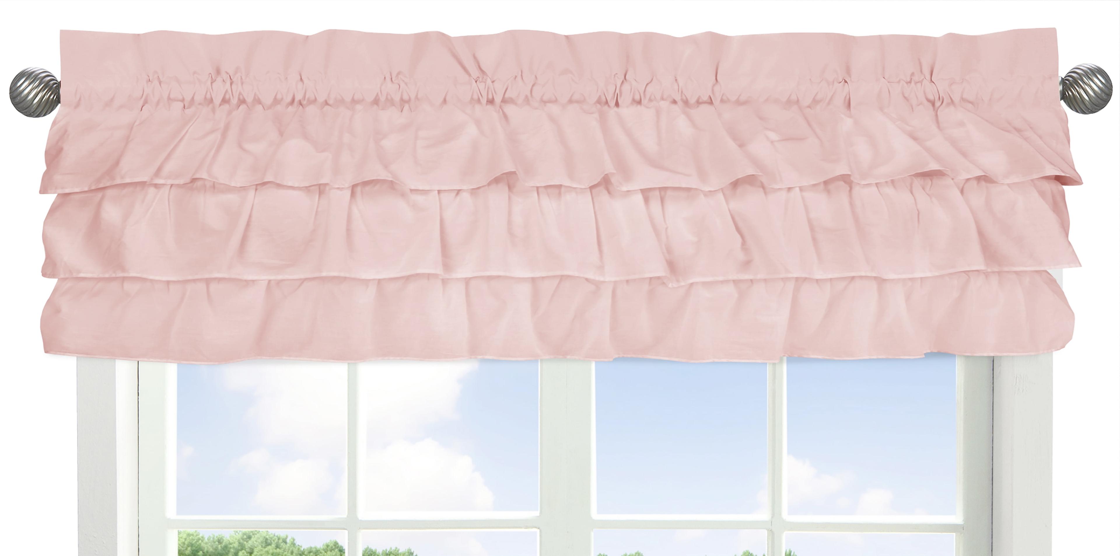 Sweet Jojo Designs Window Valance Treatment 54in. Harper Pink