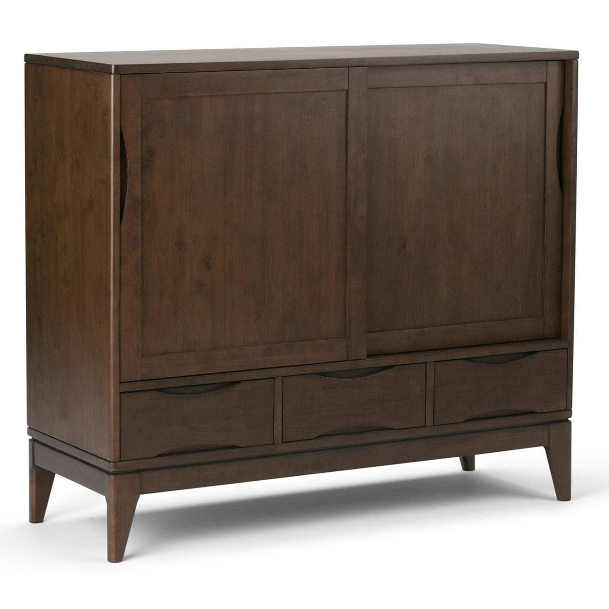 Agla Solid Wood Accent Cabinet