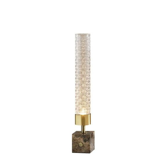 Tuberose Hand-Blown LED Table Lamp (19")