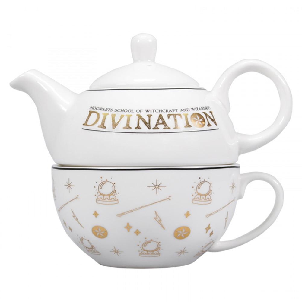 Harry Potter Divination White and Gold Porcelain Tea Set