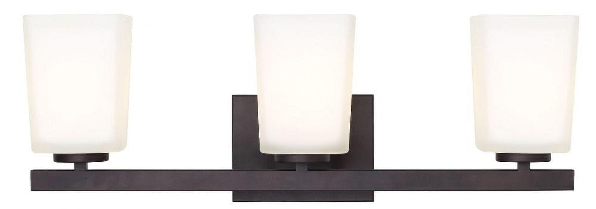 Hartley Ivl472A03Orb 3 Lt Vanity Flat Opal Glass 100W Type A 23 1/4In. X