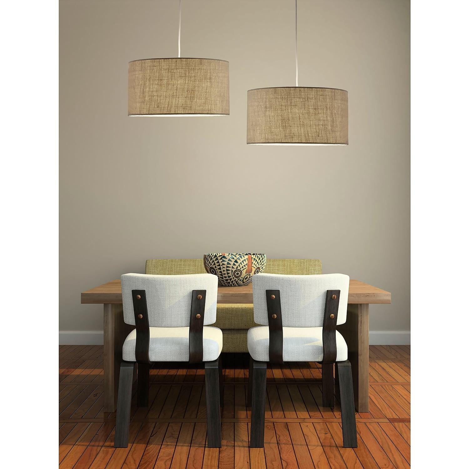 Harvest Drum Pendant Natural - Adesso