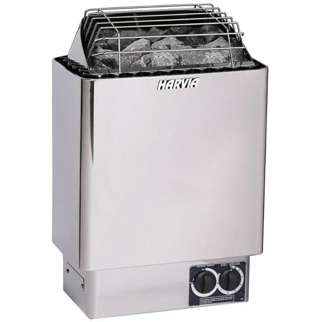 Harvia KIP30B KIP Series, 3kW Sauna Heater, Built-In Controls (Includes Sauna Stones)