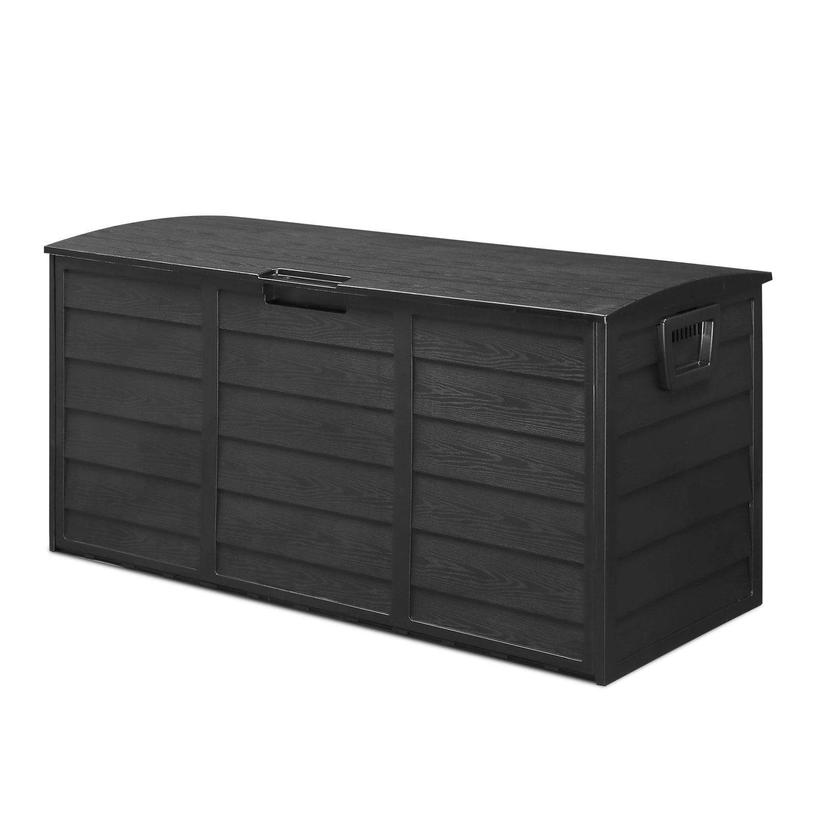 Winado 75 Gallons Plastic Deck Box with Wheels