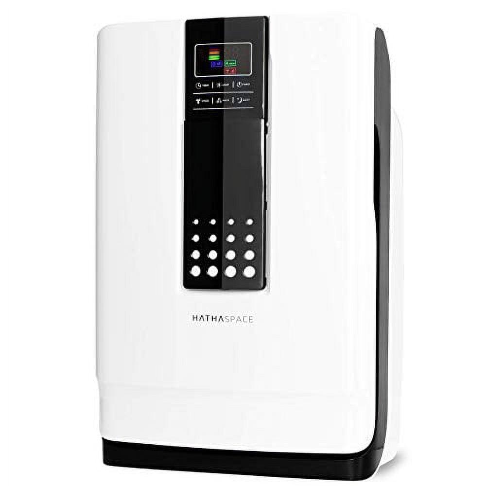 Hathaspace Smart True HEPA Air Purifier, 5-in-1 Large Room Air Cleaner & Deodorizer for Allergies, Pets, Asthma, Smokers, and Odors, 700 Sq Ft Coverage – HSP001