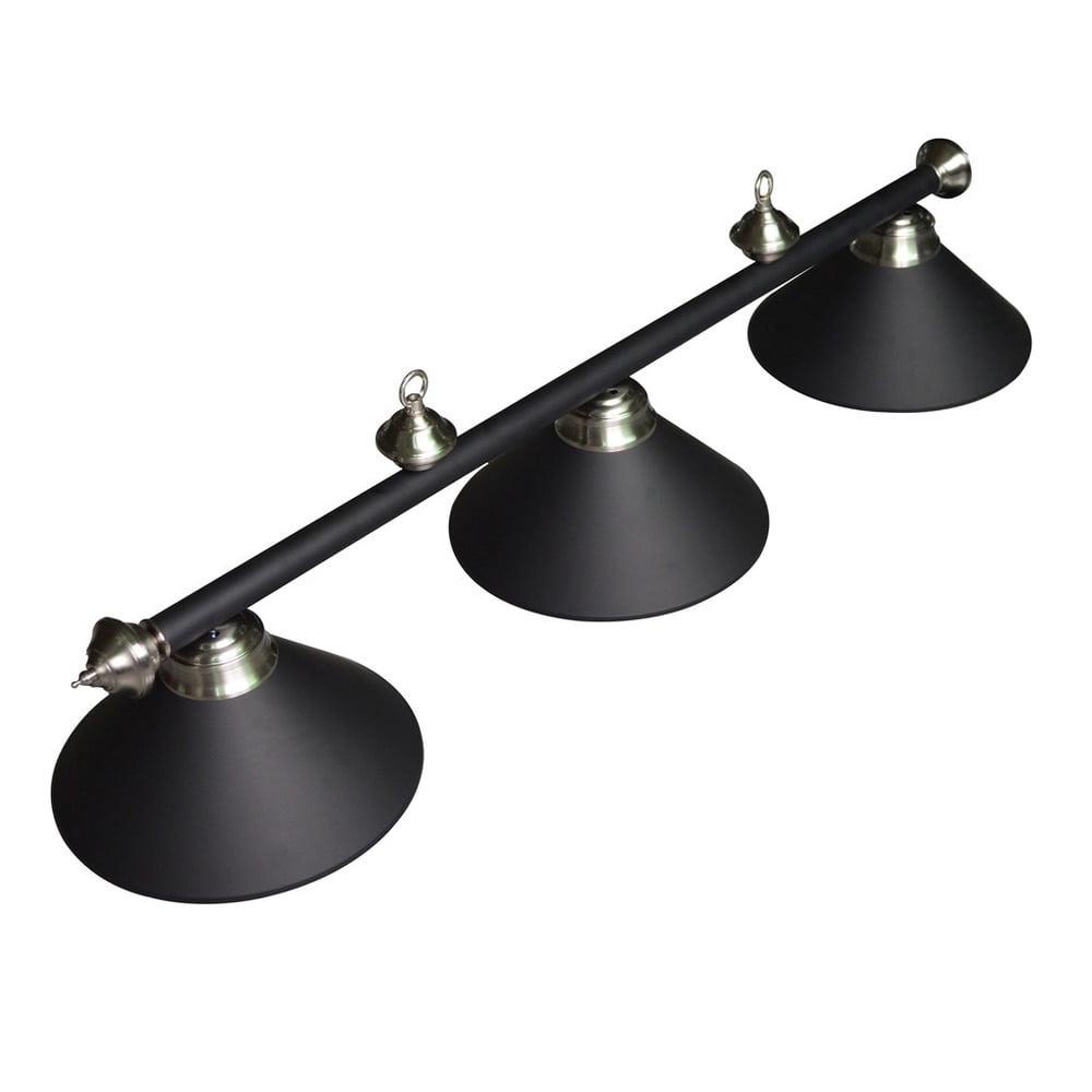 3 - Light Black Pool Table Lights Pendant