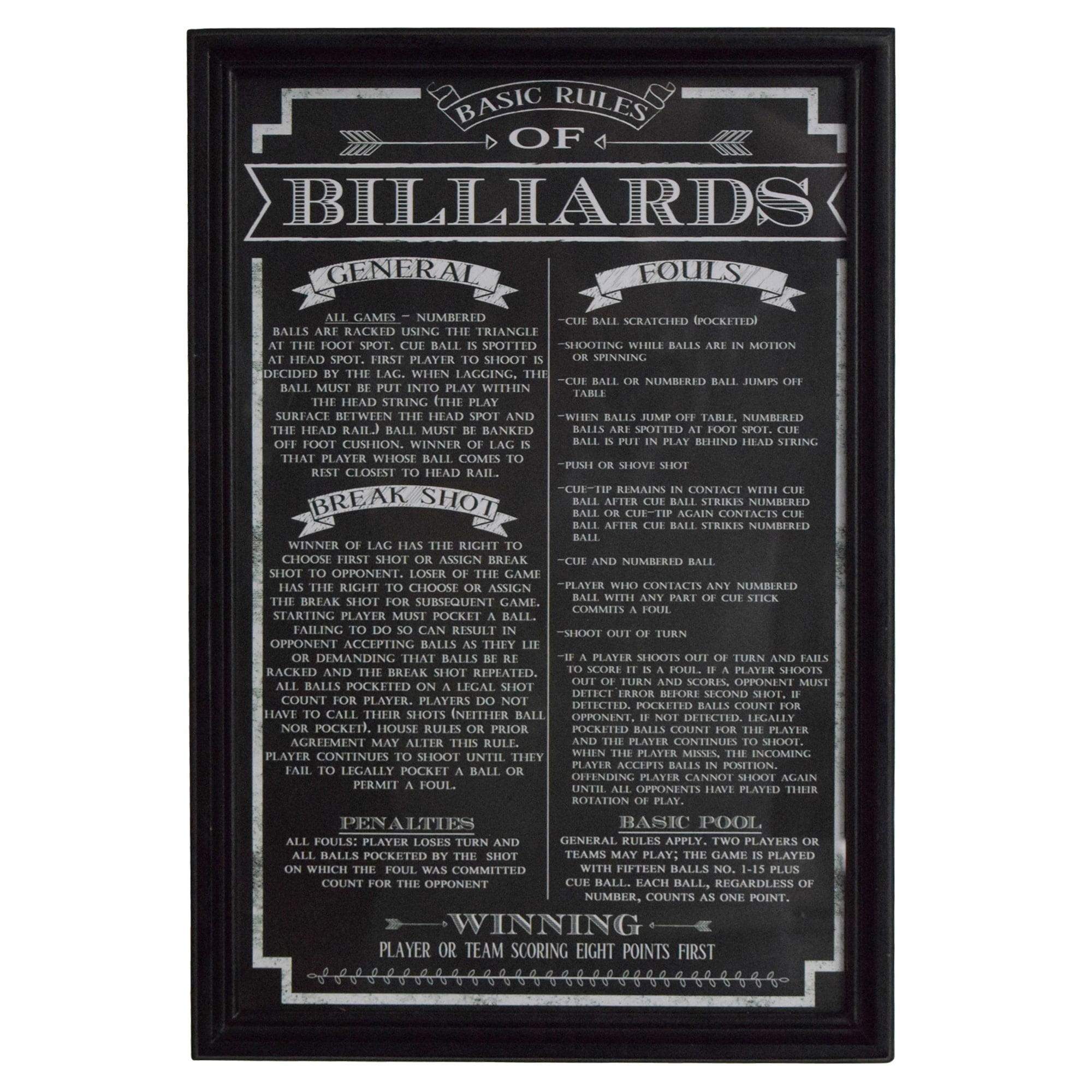 Hathaway Games " Billiard Game Rules "