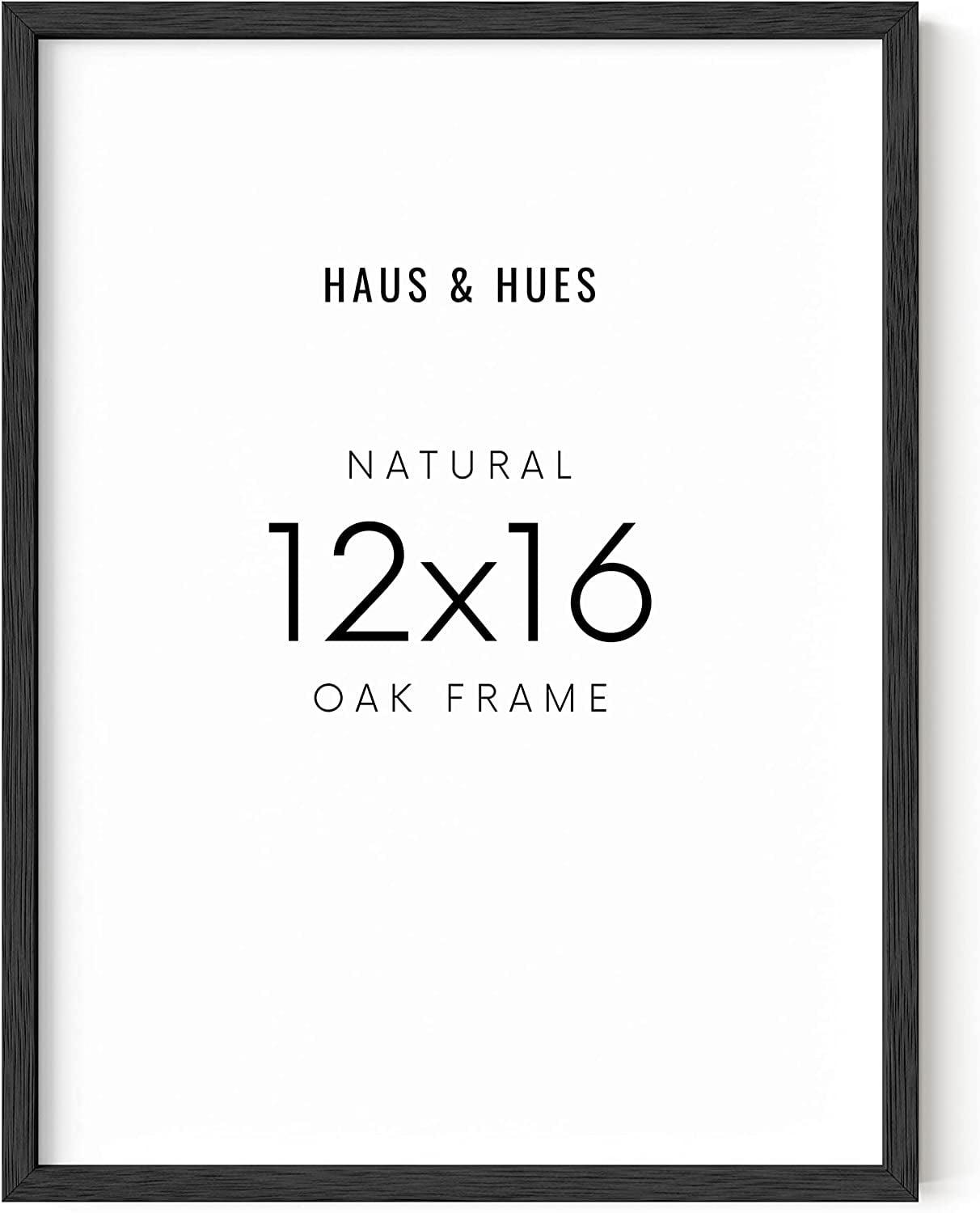 Black Oak Wood 12x16 Matte Picture Frame