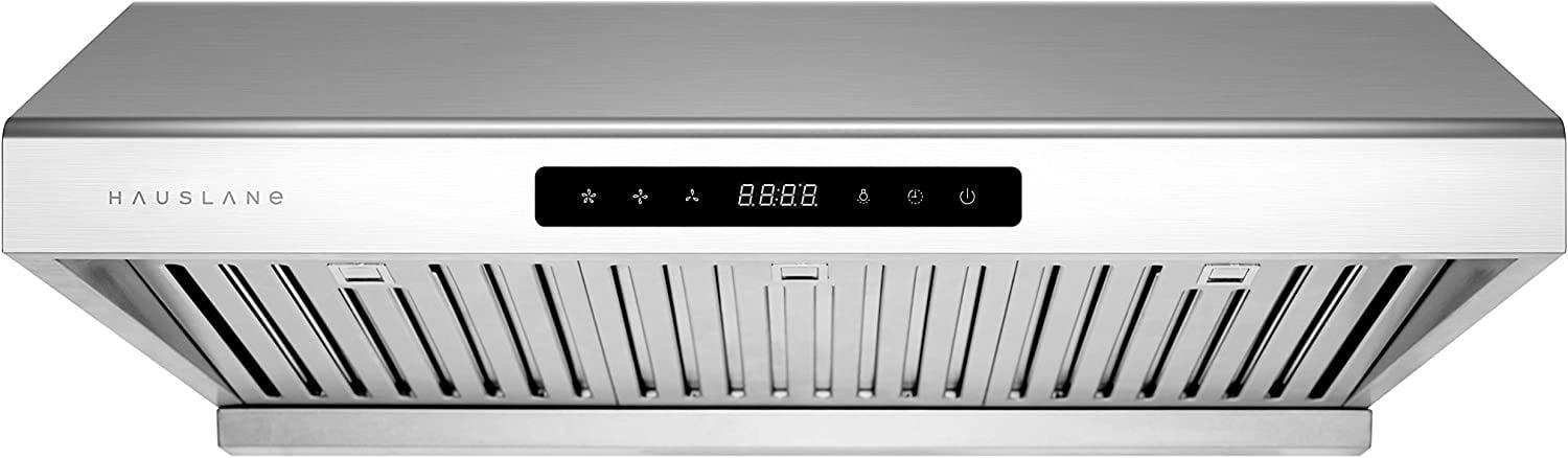 Hauslane 30" Stainless Steel Under Cabinet Range Hood with Baffle Filter