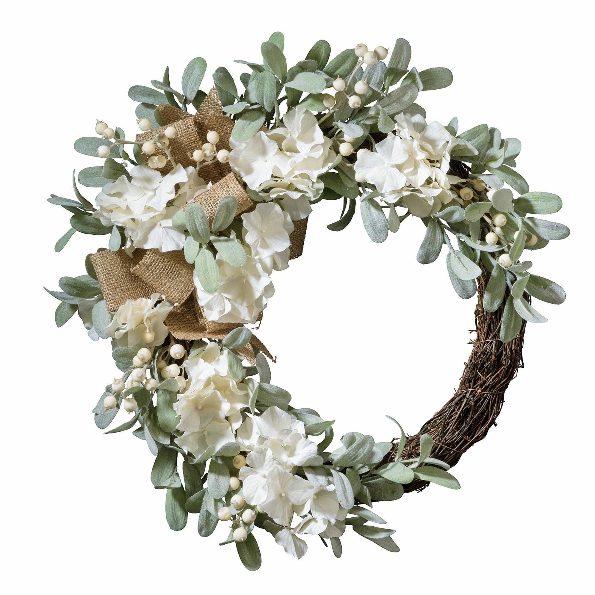 Kelly Clarkson Home 22 Inch Grapevine Hydrangea Wreath