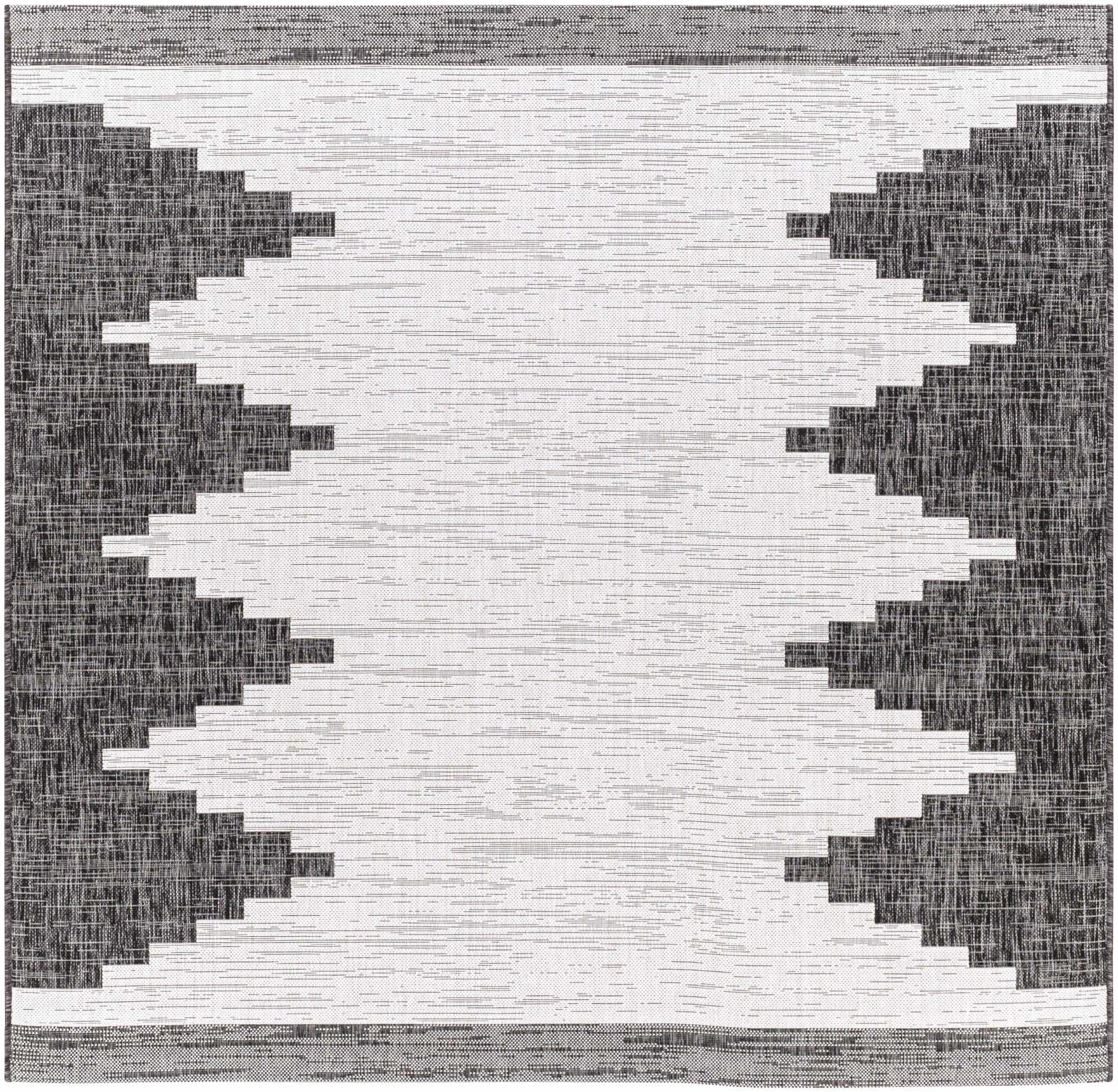 Hauteloom Square Area Rug   Black