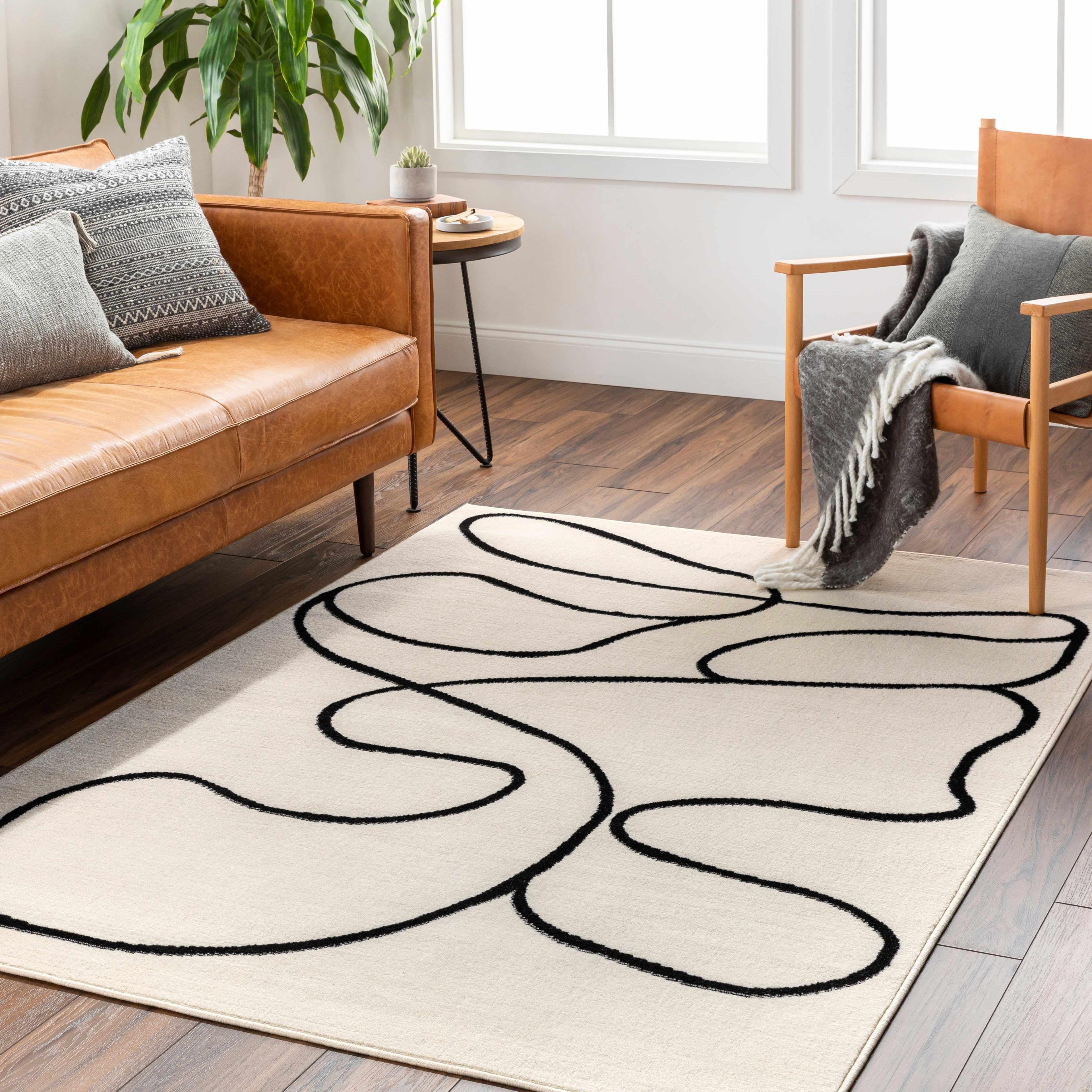 Hauteloom Eilir Modern Low Profile Boho Rug