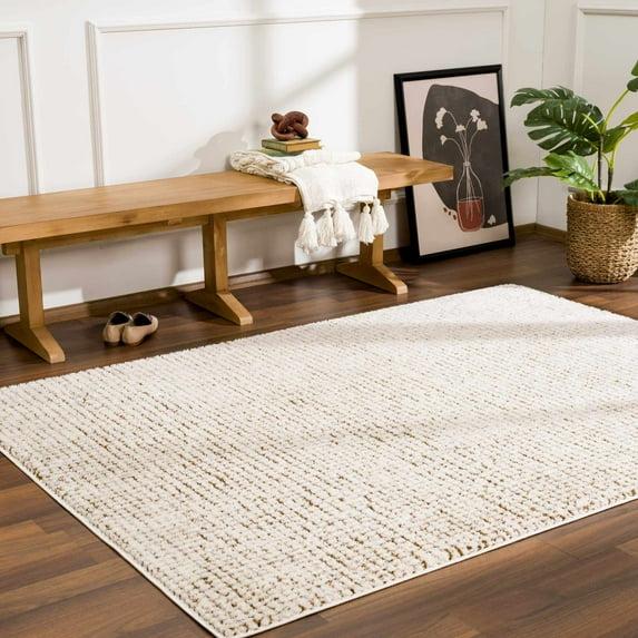 Hauteloom Rectangle Area Rug  Beige