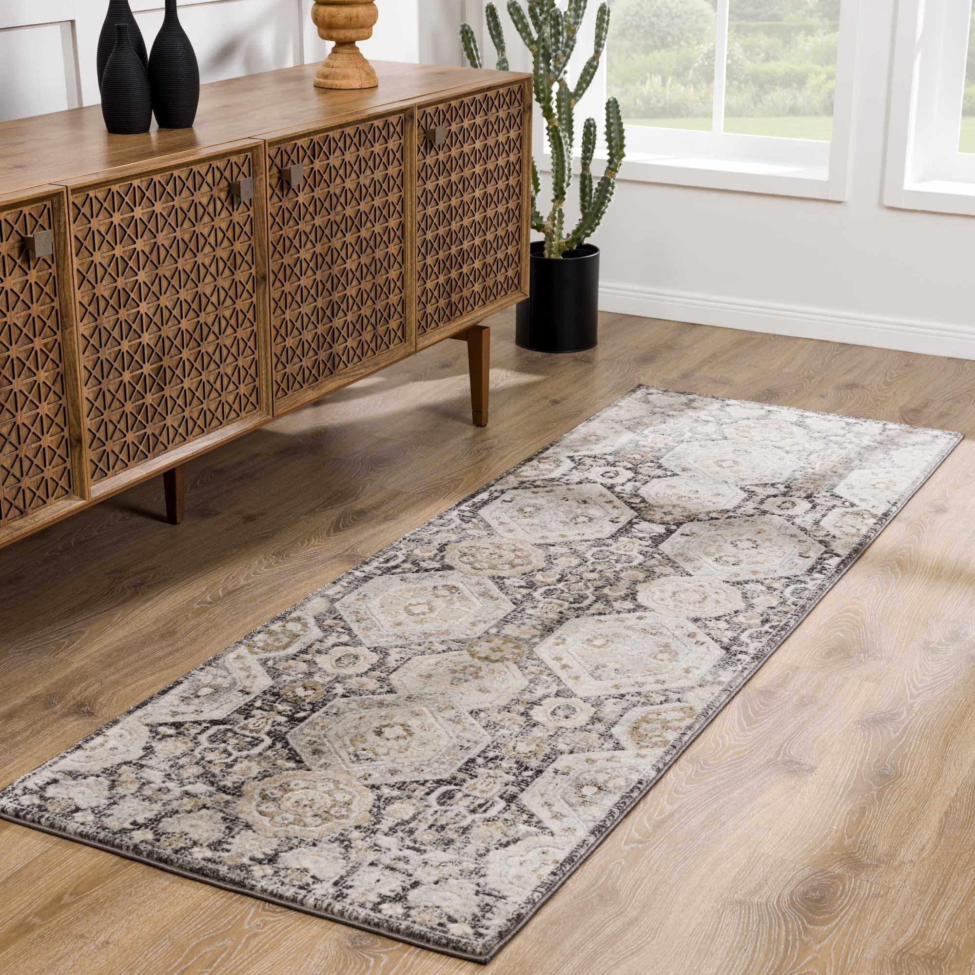 Hauteloom Runner Area Rug   Black