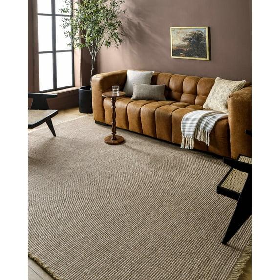 Hauteloom Rectangle Area Rug Light Brown