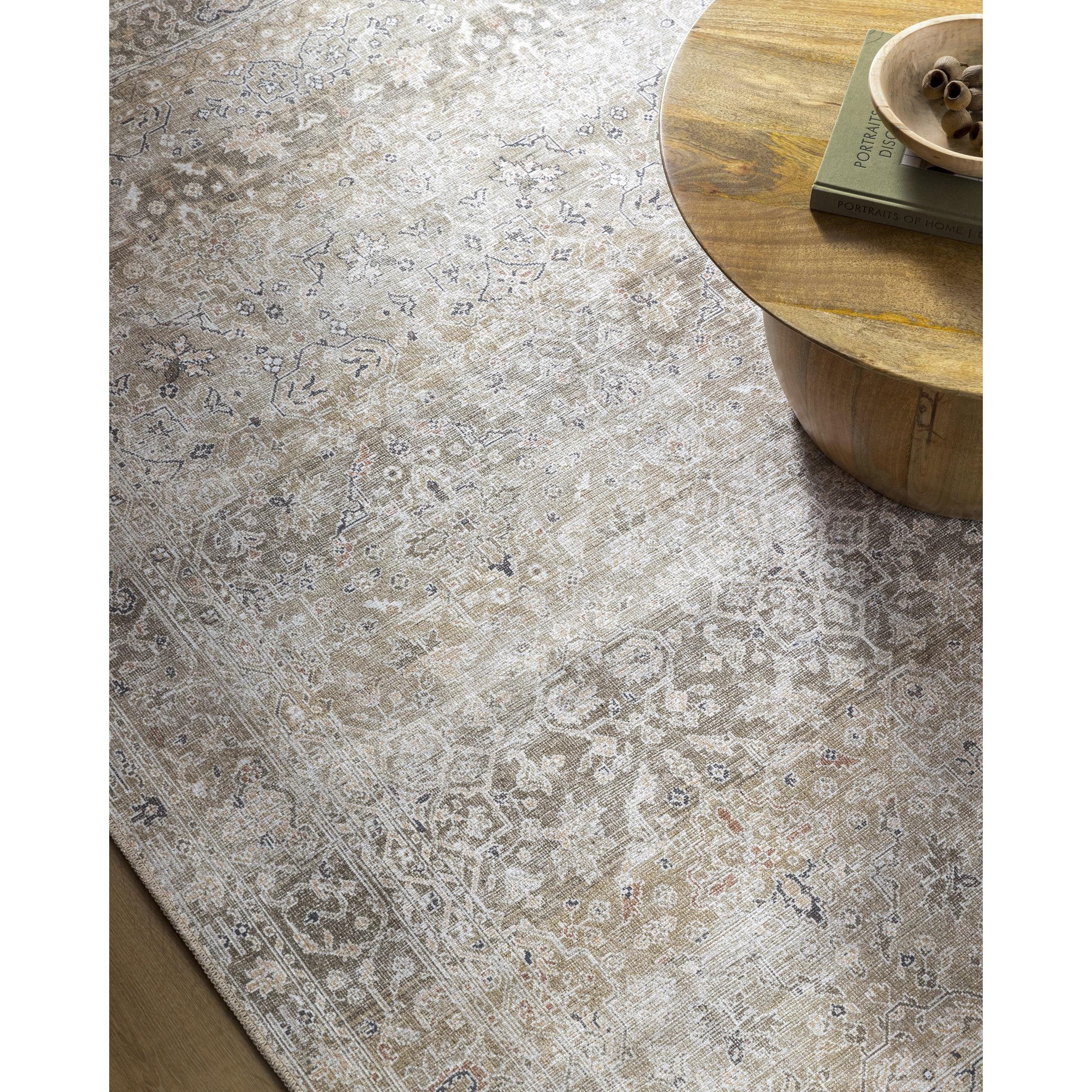 Our PNW Home x Livabliss Our PNW Home x Livabliss Machine Washable Oriental Boho Brown Area Rug