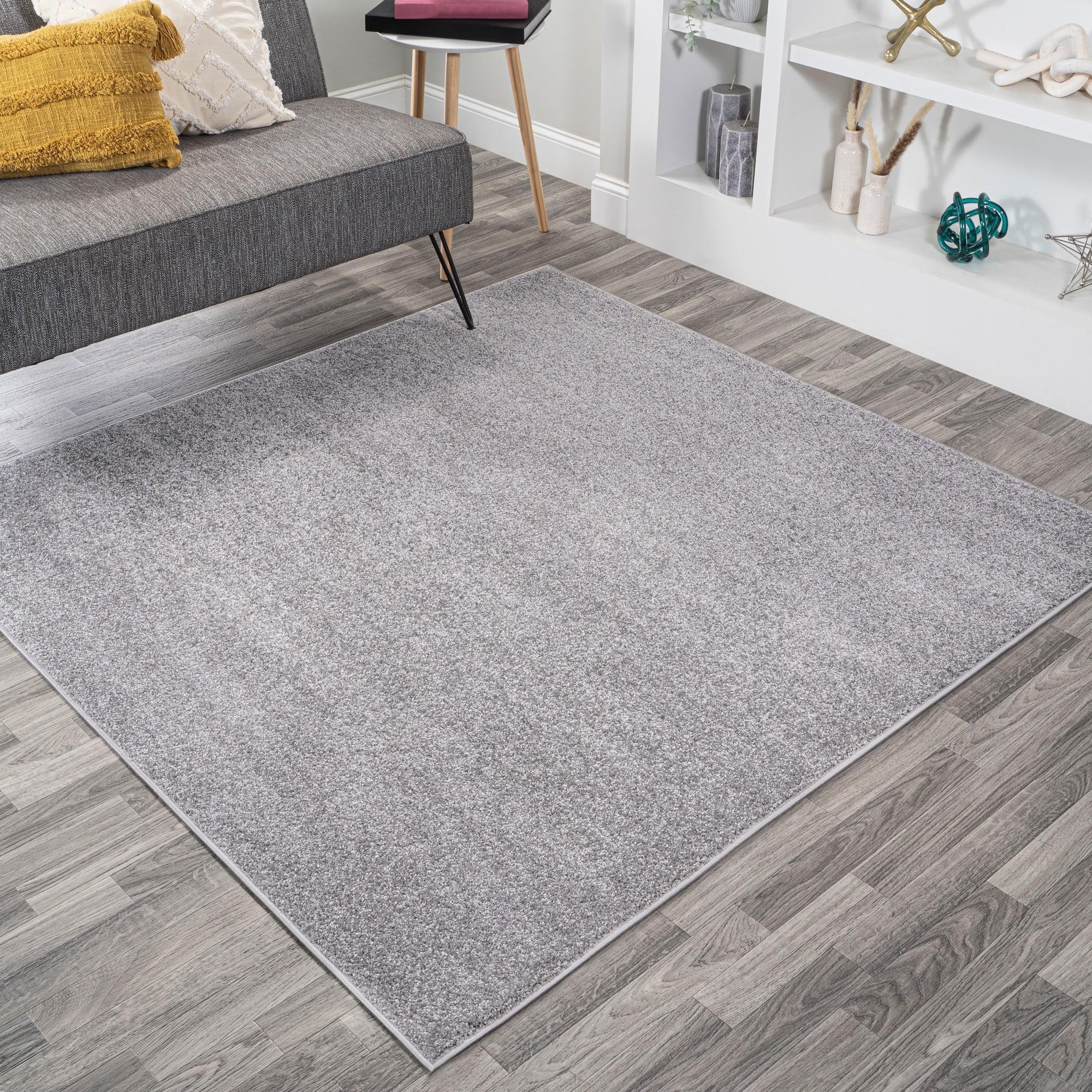 Haze Solid Low-Pile Indoor Area Rug - JONATHAN Y