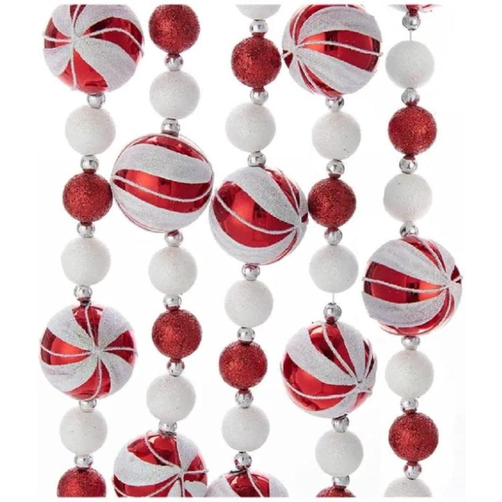Kurt Adler 6' Glitter Candy Ball Garland & Reviews | Wayfair
