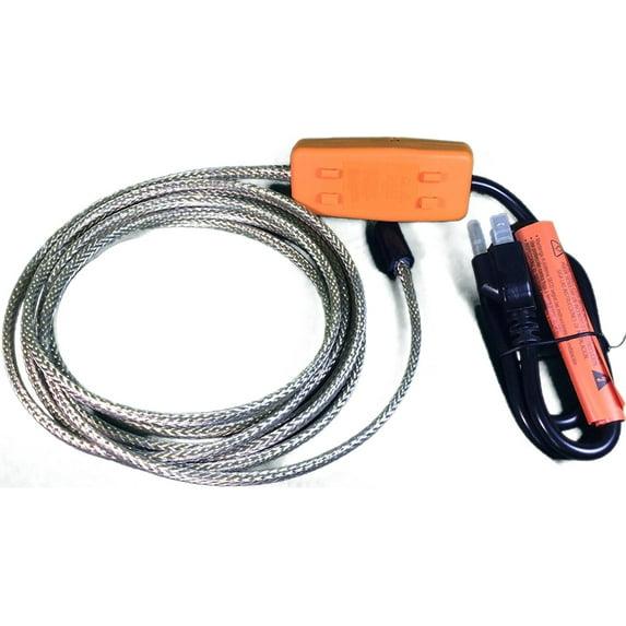 Heat Tape Easy Heat Freeze Protection Cable Waterline Heater Pre-cut to 20 Foot includes Installed Plug Head