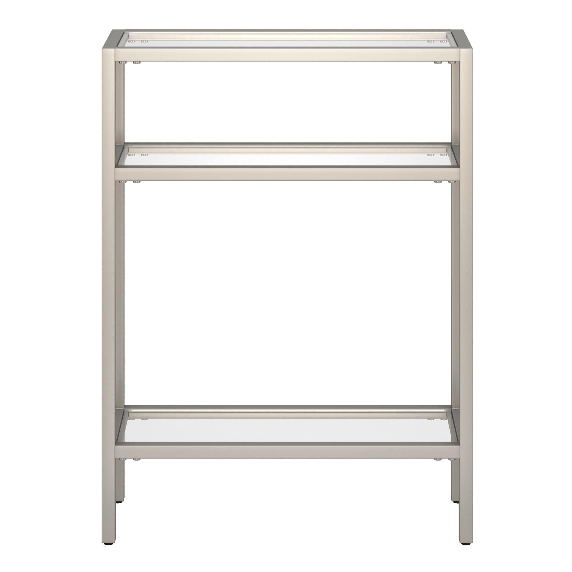 Henn&Hart 22" Silver Console Table