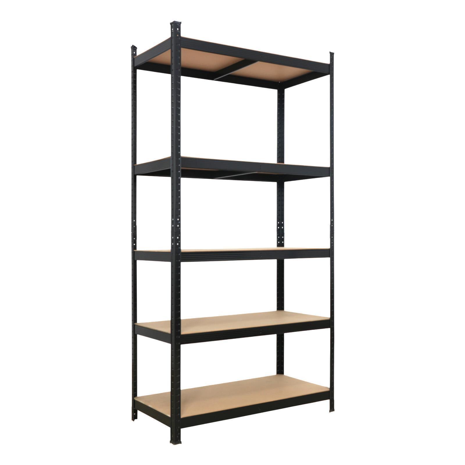 Dayplus 5-Shelf Heavy Duty Metal Muscle Rack Garage Shelving Storage Rack 150CM Shelf