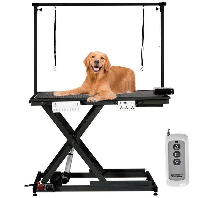 babevy 50'' Electric Dog Grooming Table, Heavy Duty, Height Adjustable Pet Grooming Table | Wayfair