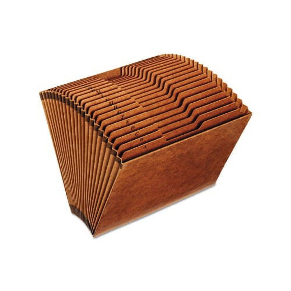 Heavy-Duty Expanding File 21 Sections, 1/3-Cut Tab, Letter Size, Redrope