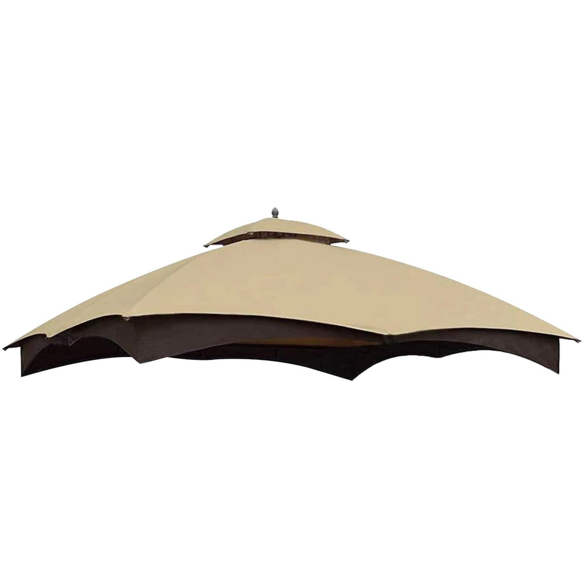 Beige Polyester Replacement Canopy Top for 10x12 ft Gazebo