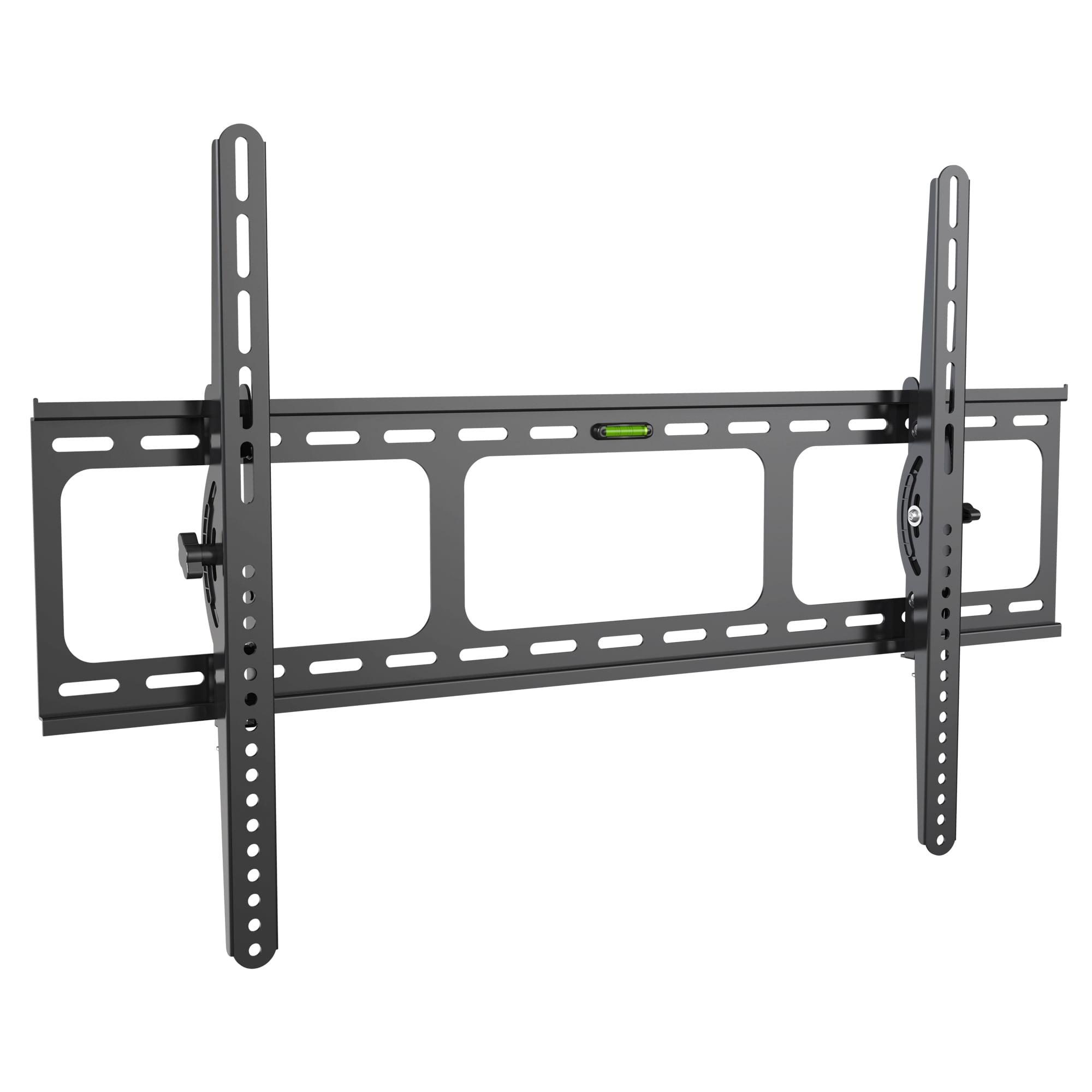 Black Steel Tilt Wall Mount for 40"-100" Flat Panel TVs