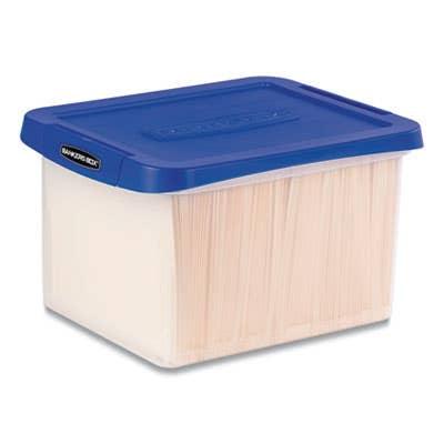 Heavy Duty Black Polypropylene Tabletop File Box