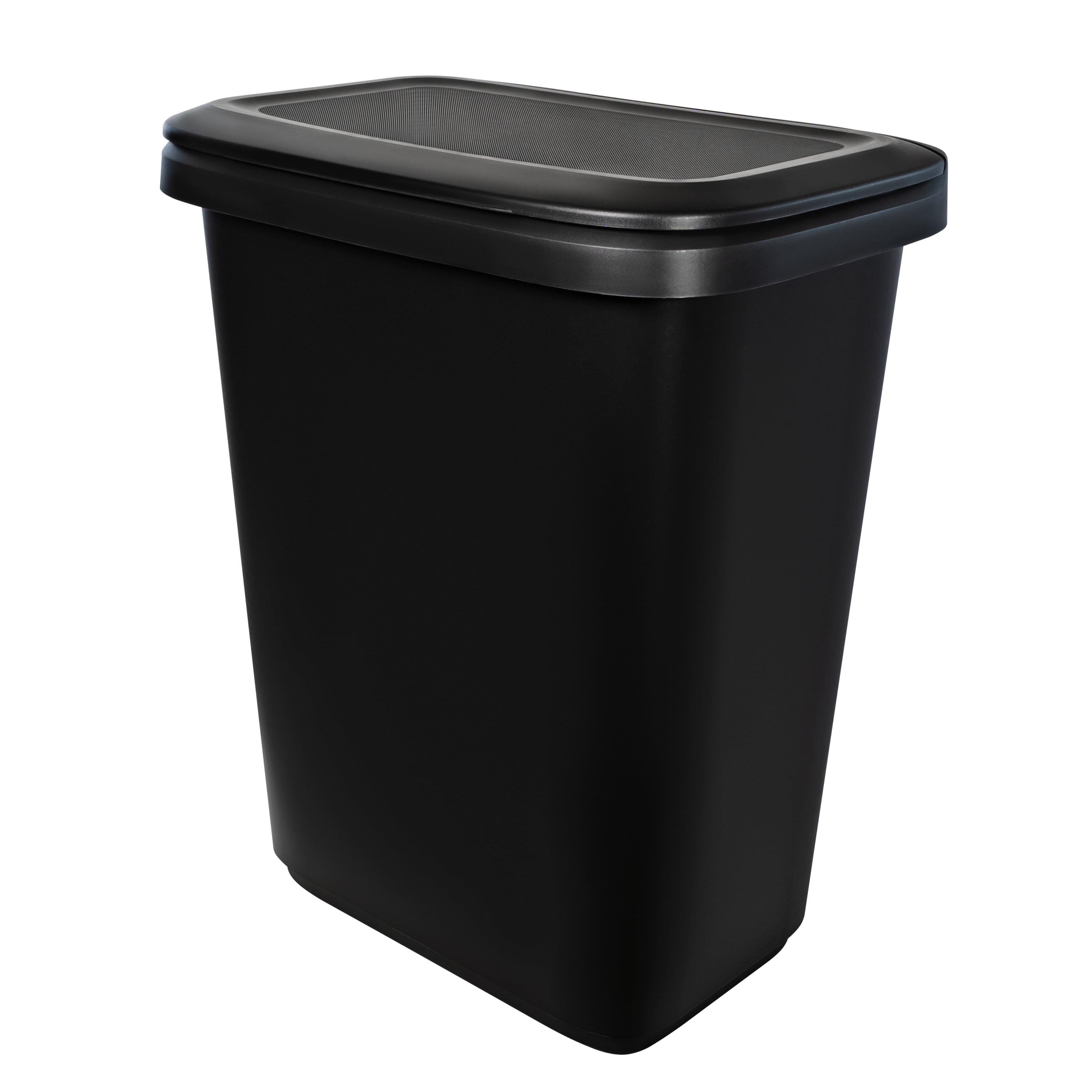 Hefty Black Plastic Dual Function Extra Large Kitchen Trash Can